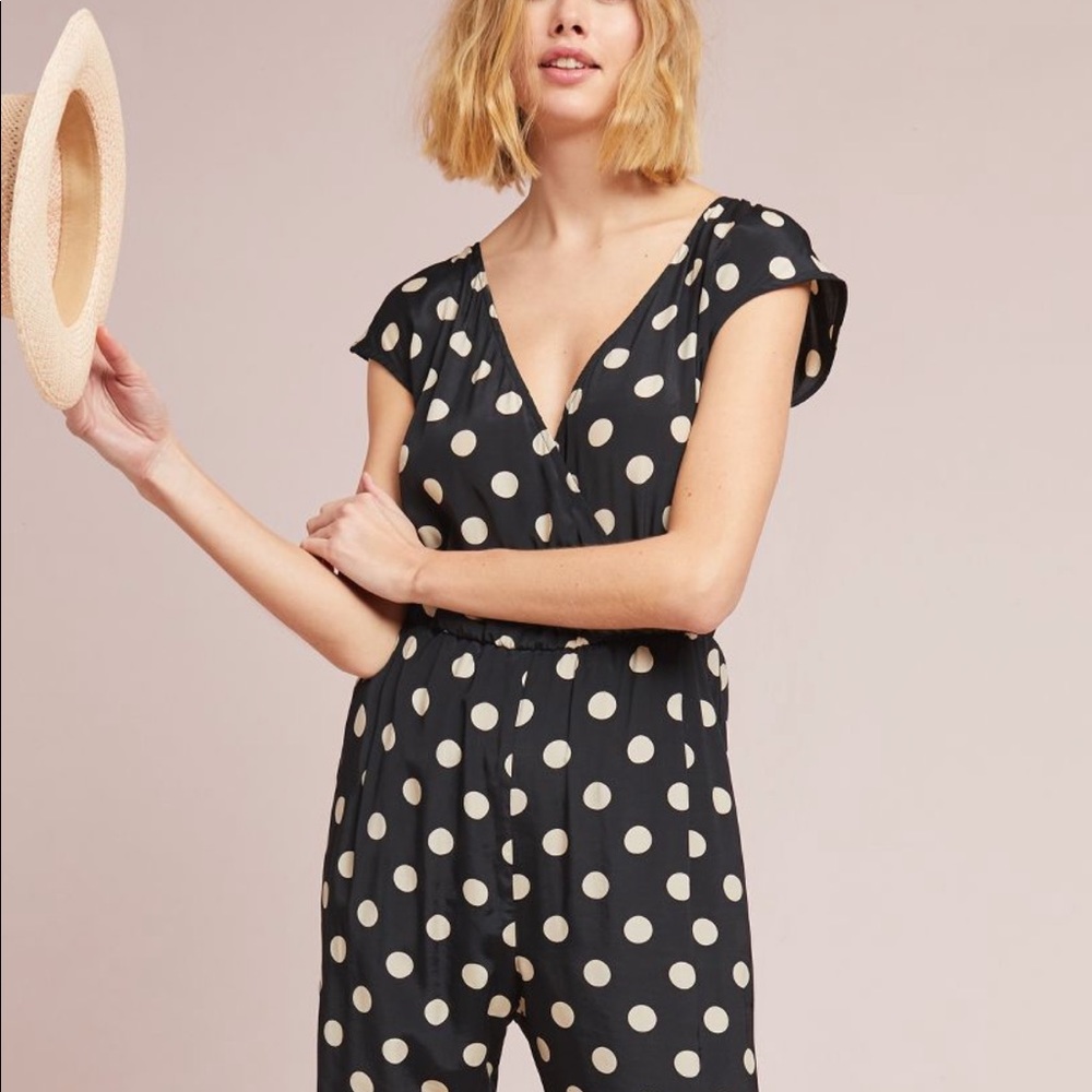 Corey Lynn Calter Anthropologie, Polka Dot Romper
